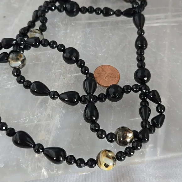 Macy's Black Onyx Necklace
